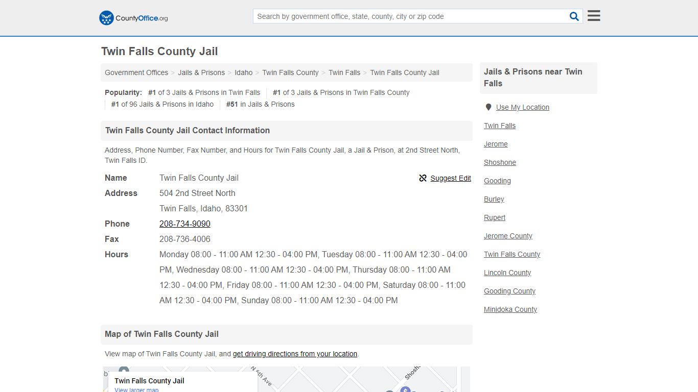 Twin Falls County Jail